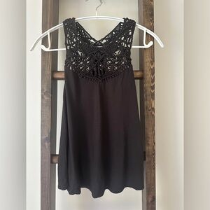BILLABONG macrame tank top size xs